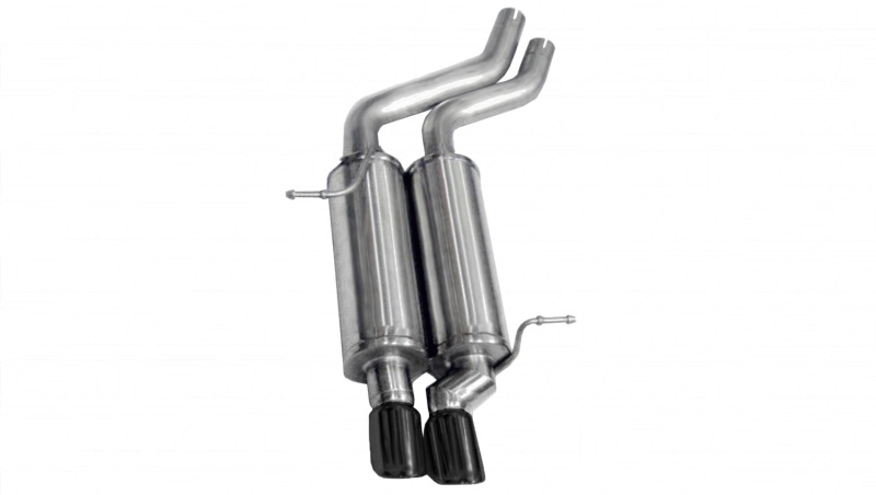 BMW 3 Series Performance Exhaust - Single Rear Exit - CORSA Performance - Sport Axle-Back with Twin 3.0in. Black PVD Pro-Series Tips - Black - `01-`06